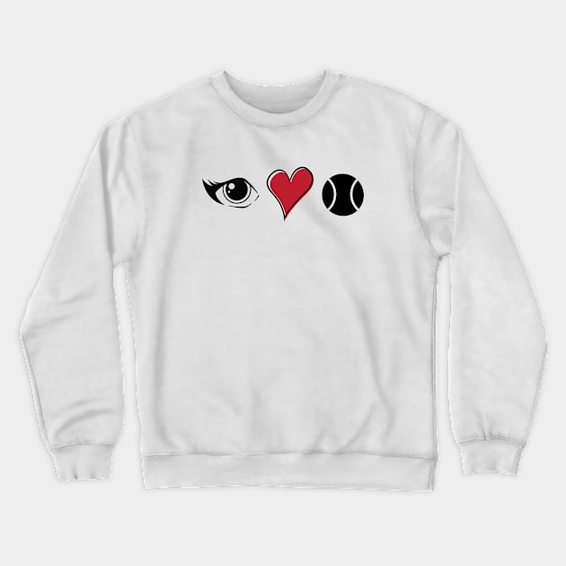 I Love Padel Crewneck Sweatshirt by whyitsme